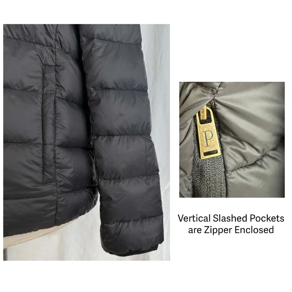 Pendleton Black Puff Jacket with Patterned Interior